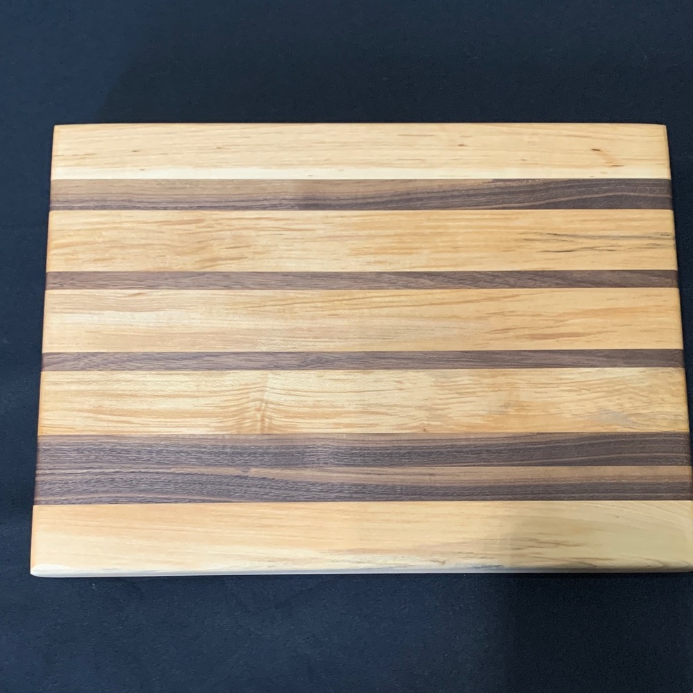 Beautiful Black Walnut and Maple Cutting Board